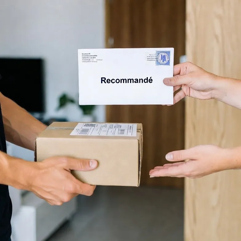 Réception courrier & colis recommandés
