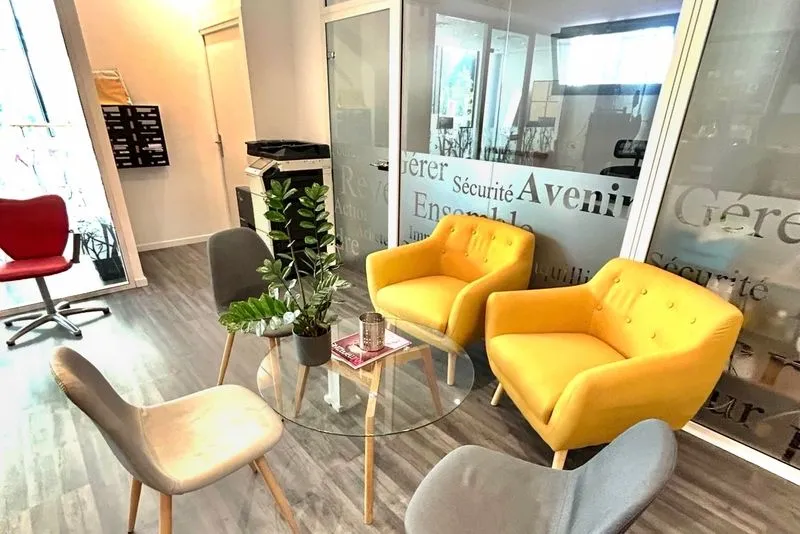 Salon de détente du centre d'affaires